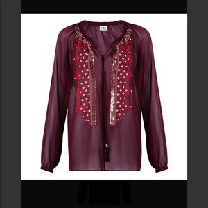 Final price $8 : Alruzarra for Target Red Blouse